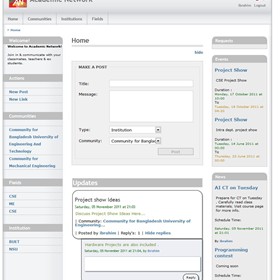 Web Development: Academic Network (acanet)