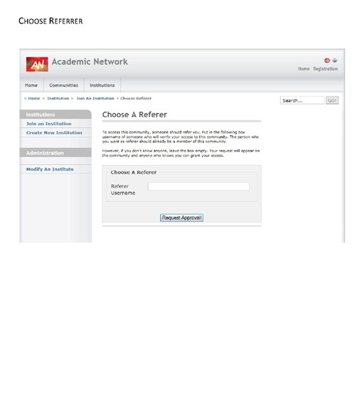 Web Development: Academic Network (acanet)